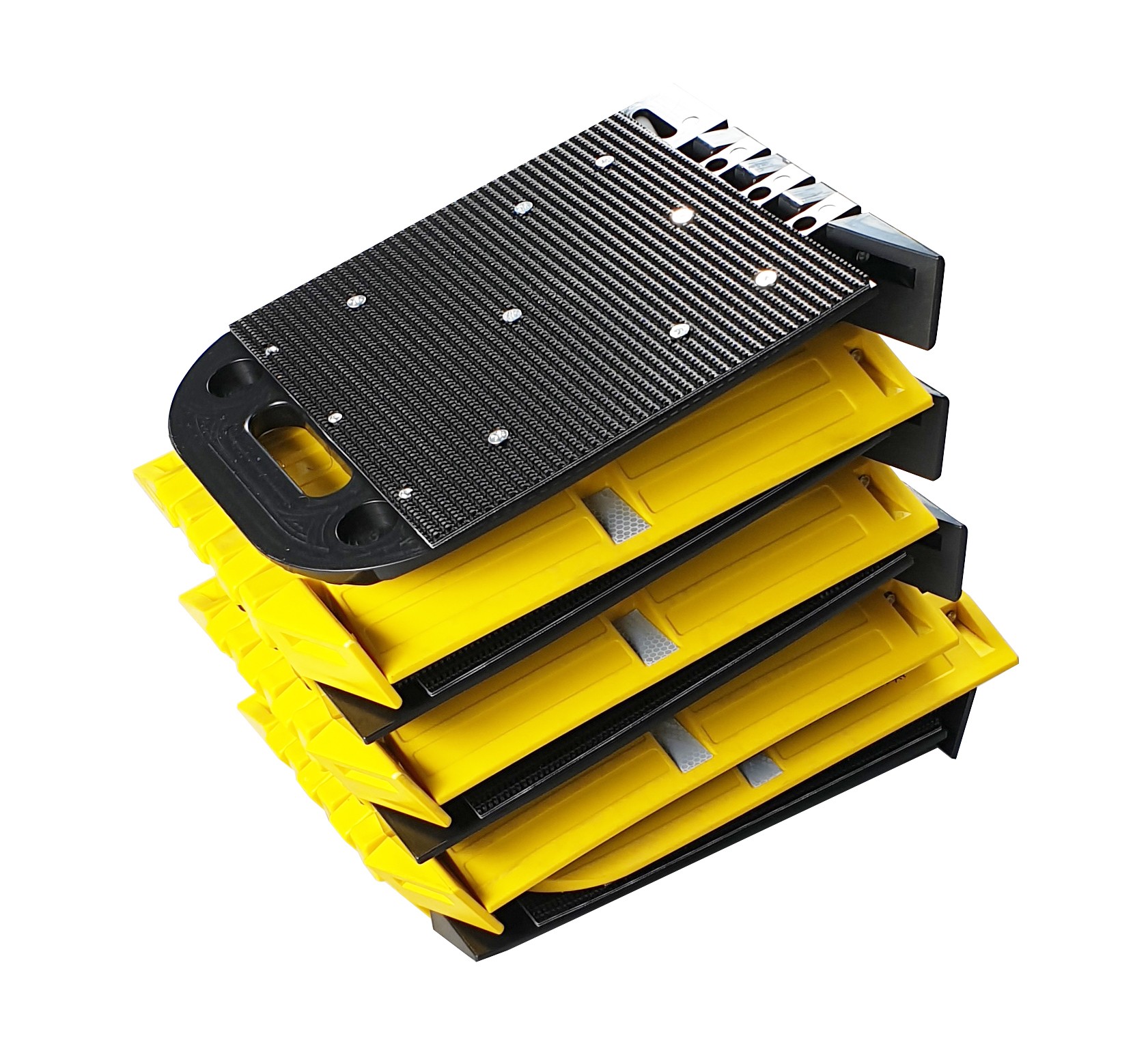 Folding and portable speed bump