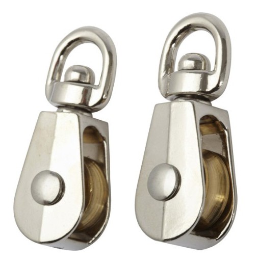 Swivel pulley with 1 wheel