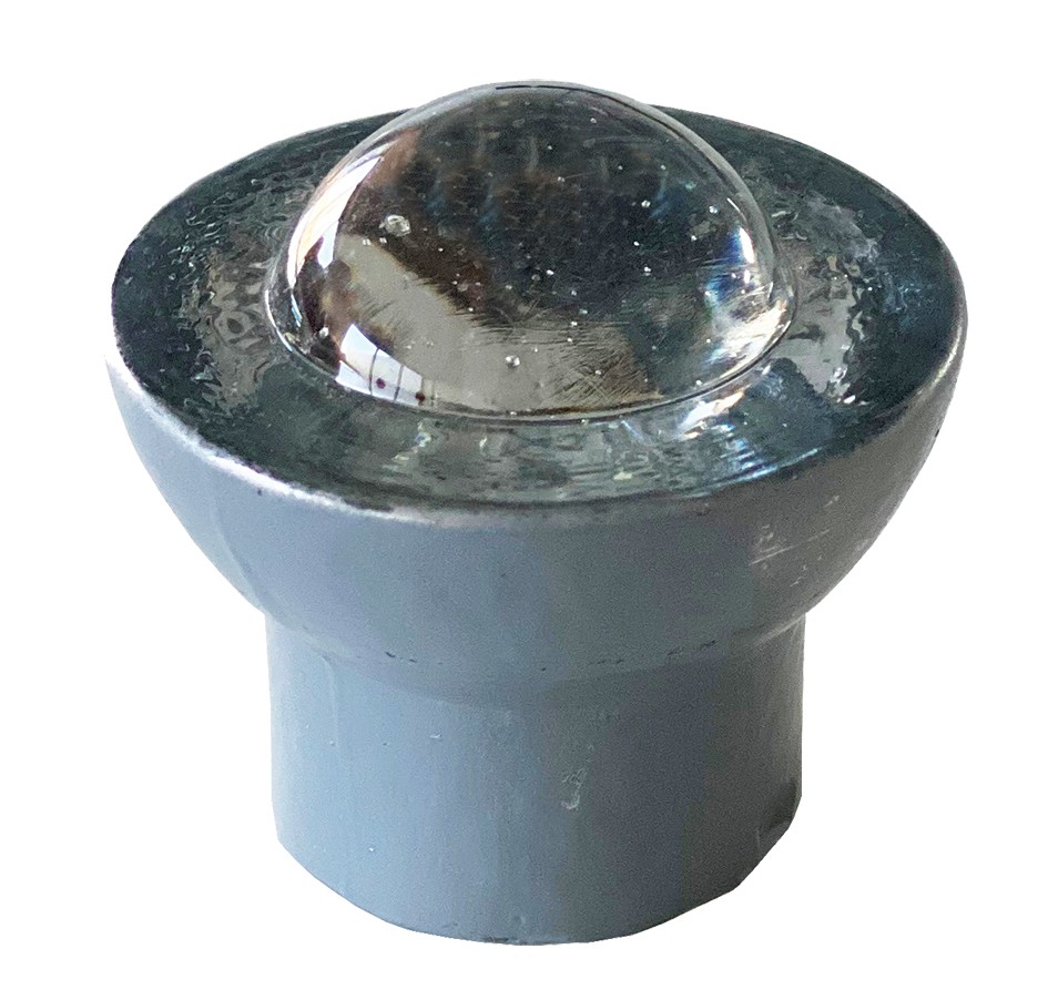 Glass reflective marker