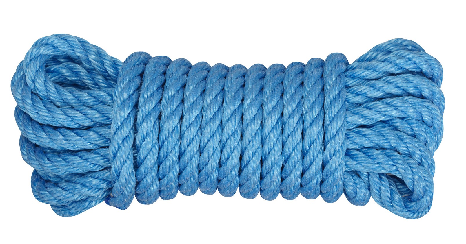 Colored polypropylene rope