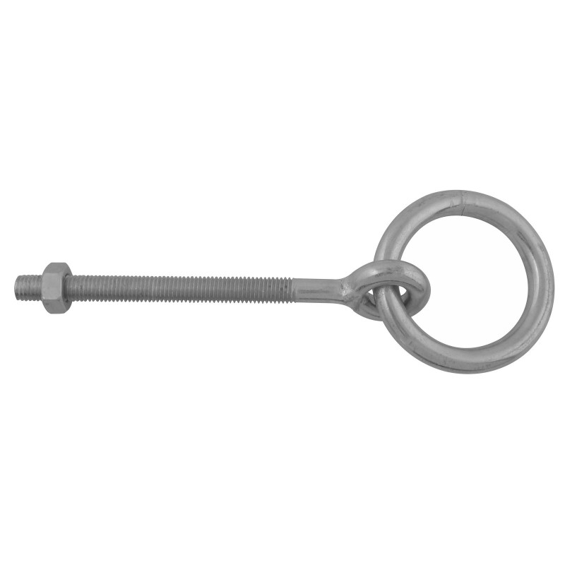 Ring with a nut for stables