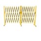 Extendable steel safety barrier