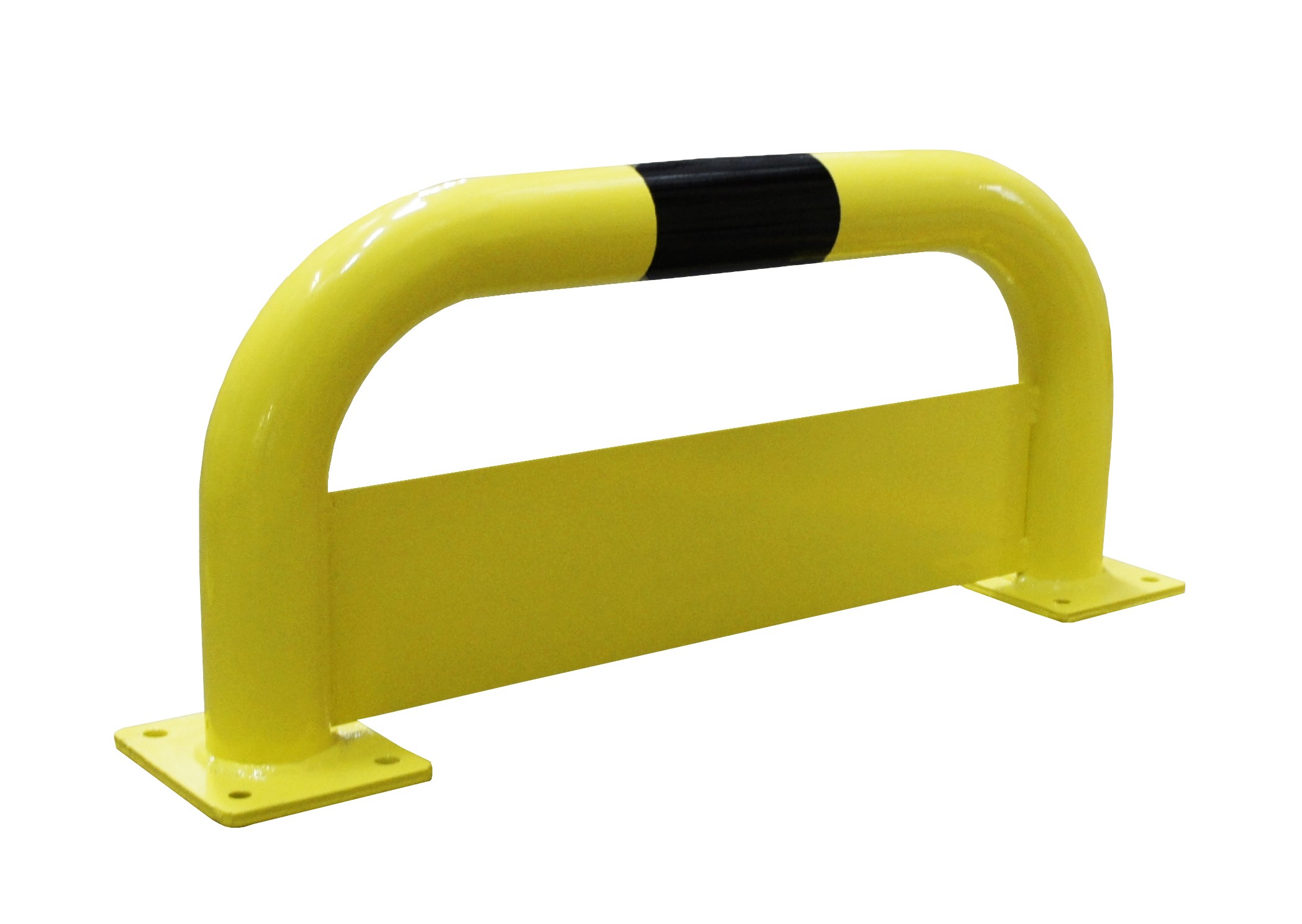 Hoop protection guard with plate