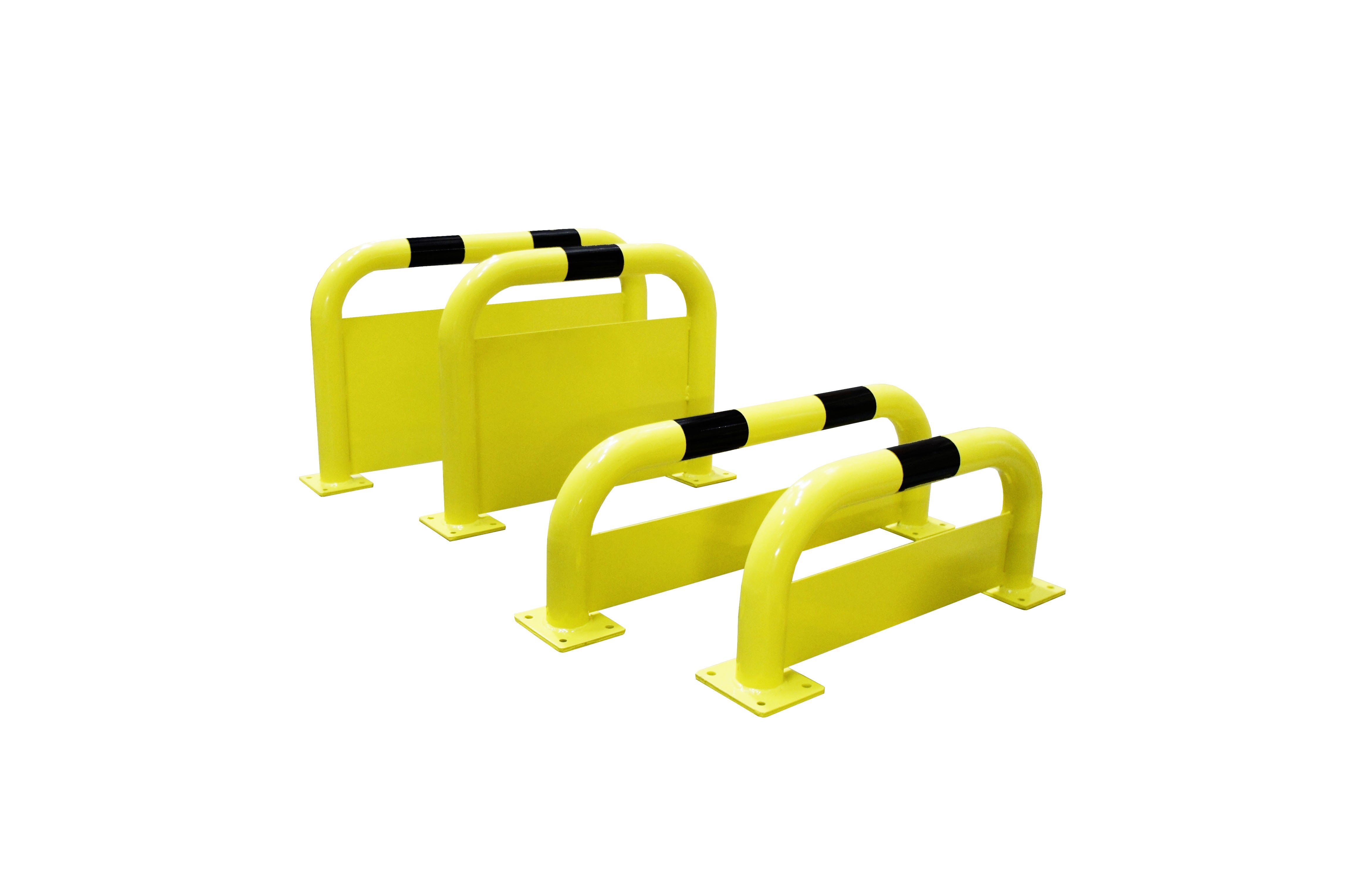 Hoop protection guard with plate