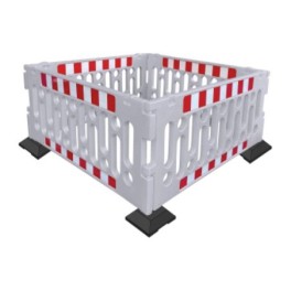 Base pour barrière de sécurité polypropylène