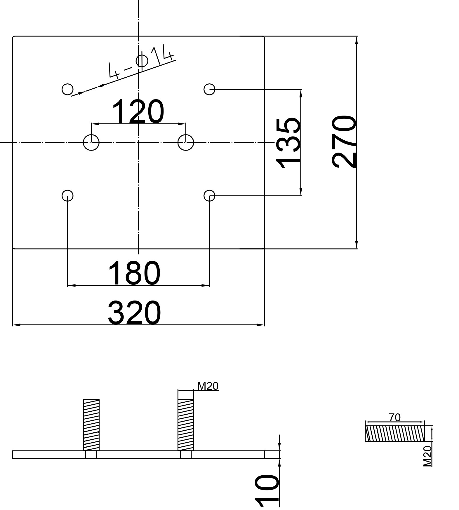 Fixing plate dock bumper