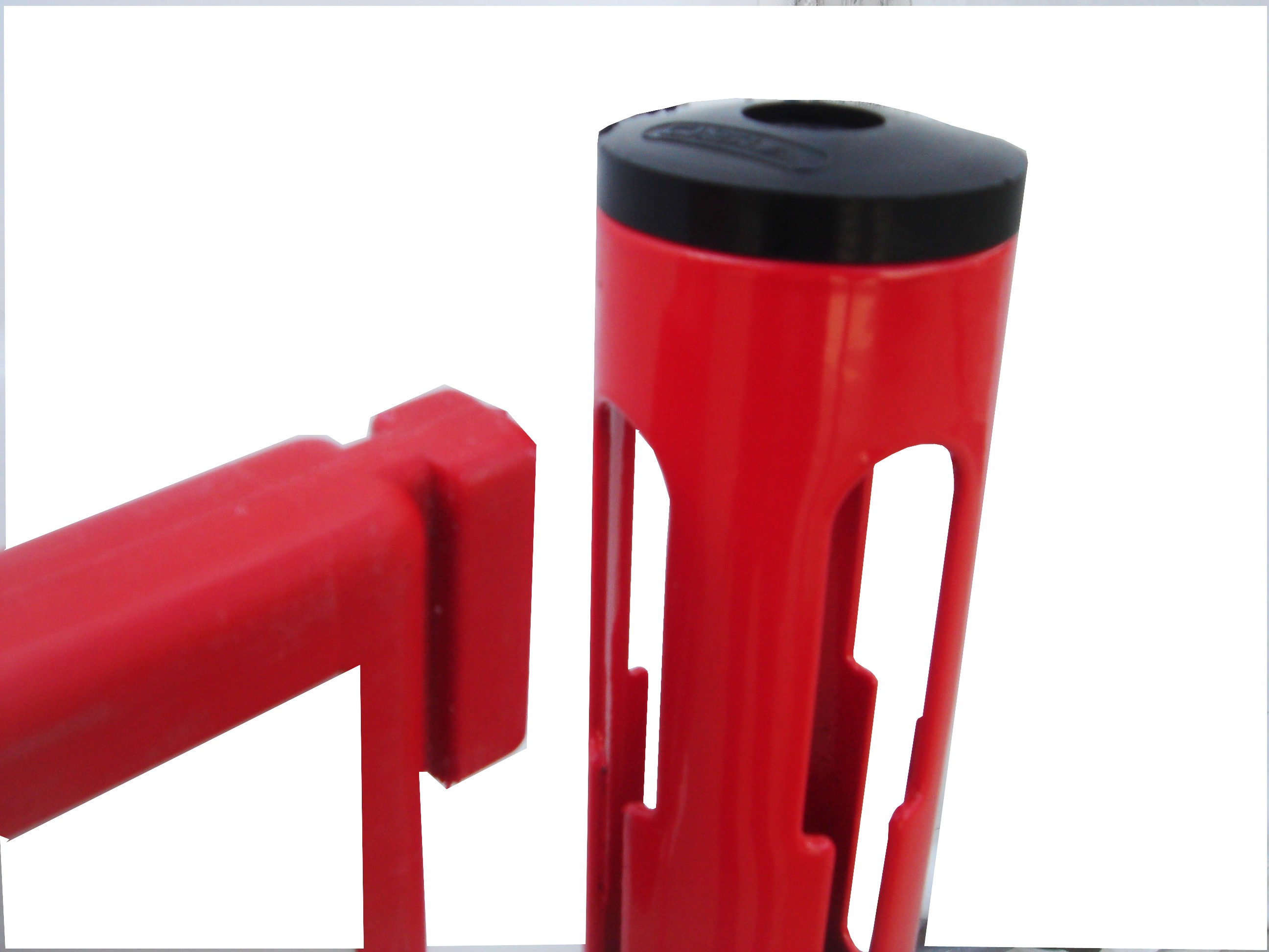 Barrière pour poteau de balisage acier - lot de 2