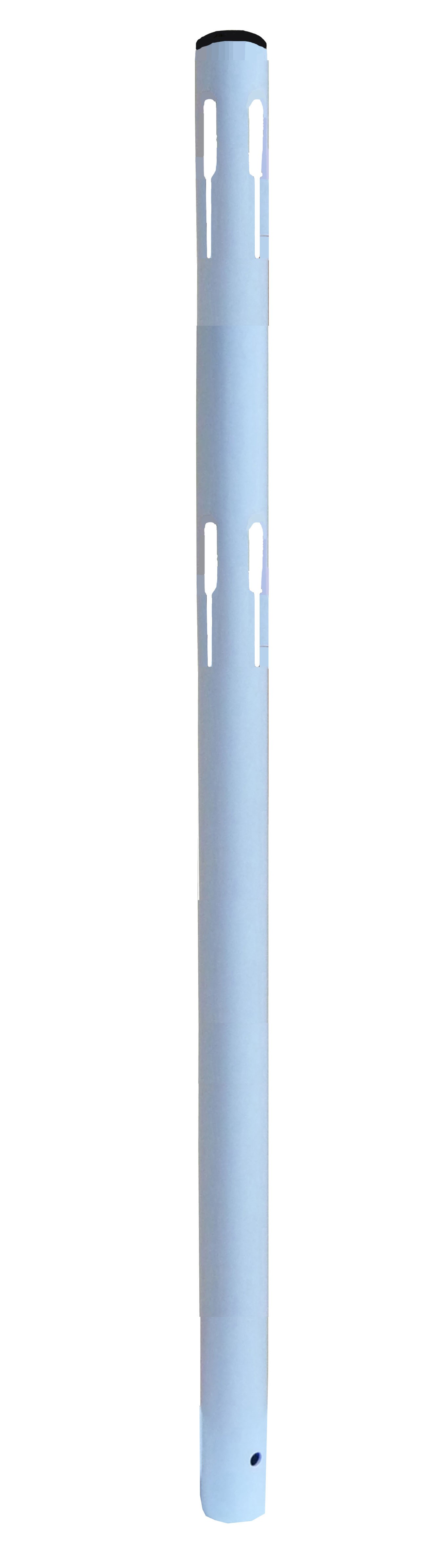 Steel bollard for embedding