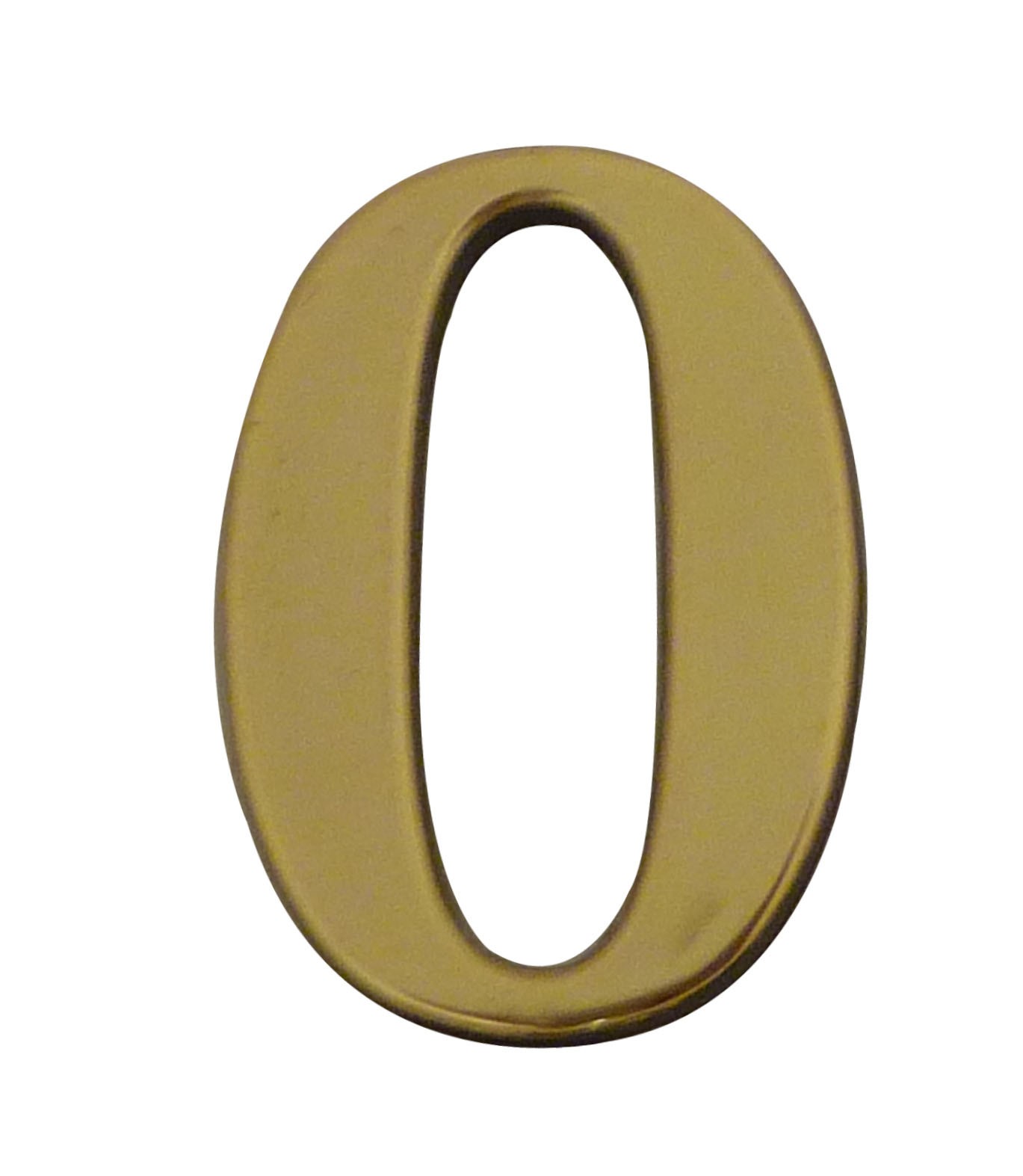 Chiffre autocollant doré