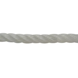 White polypropylene rope - spool