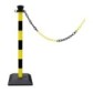 Plastic marking post with chain