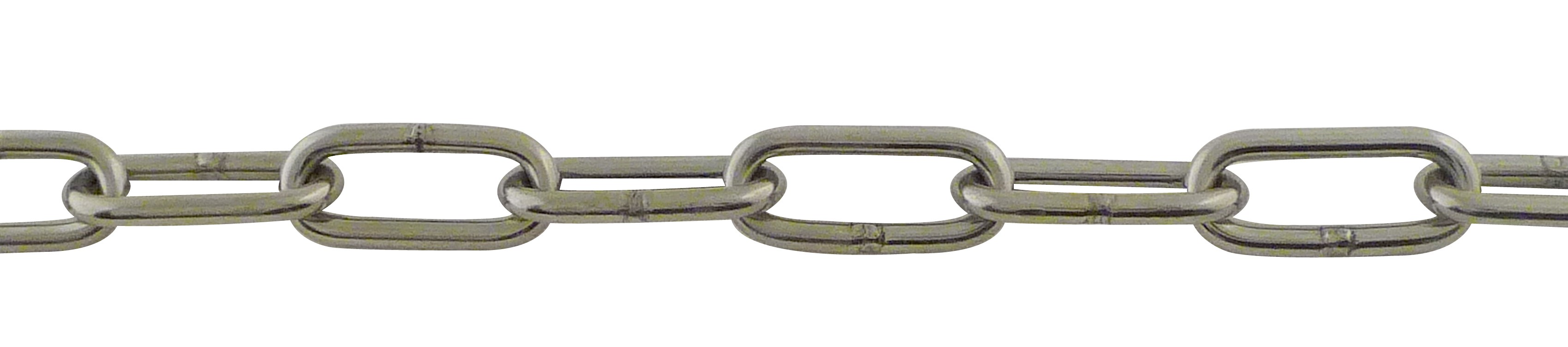 Chaîne maillon long acier inoxydable