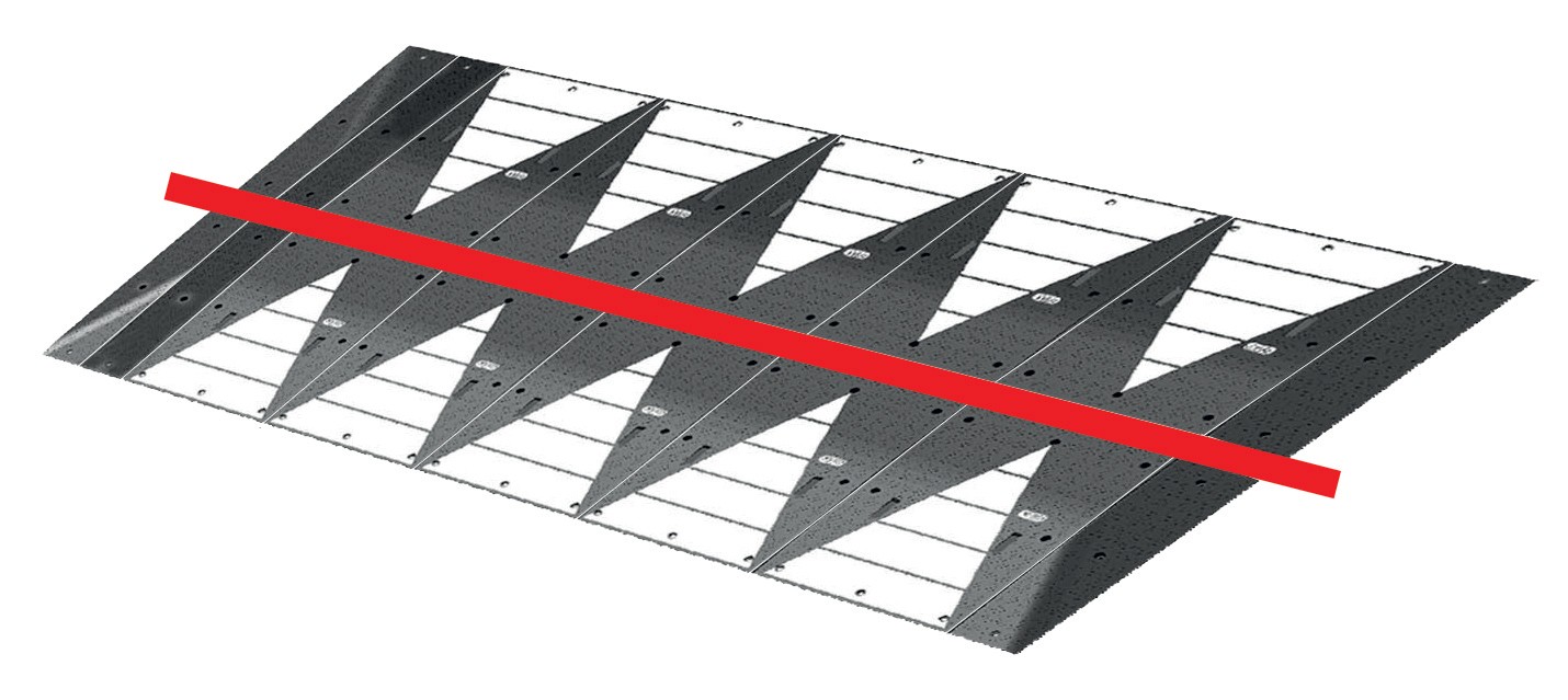 Cable pass for road crossings - 100 mm
