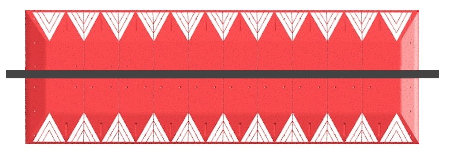 Cable pass for road crossings - 100 mm