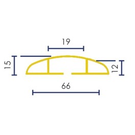 Flexible indoor cable protector in roll