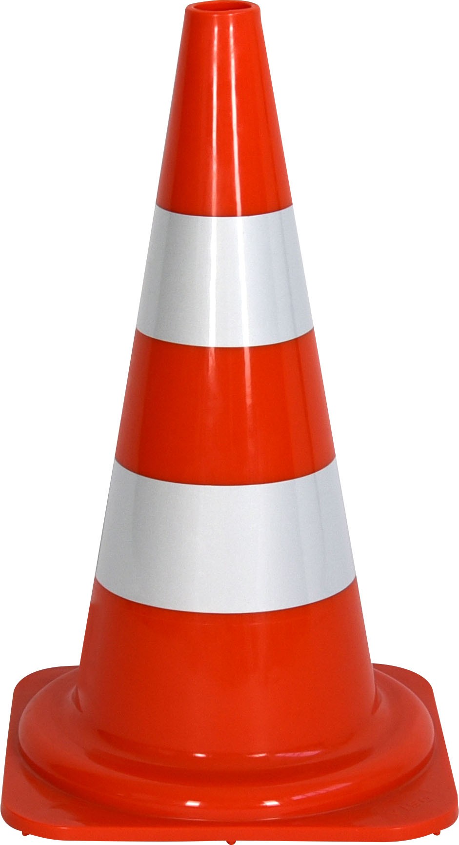 Marking cone with reflective band