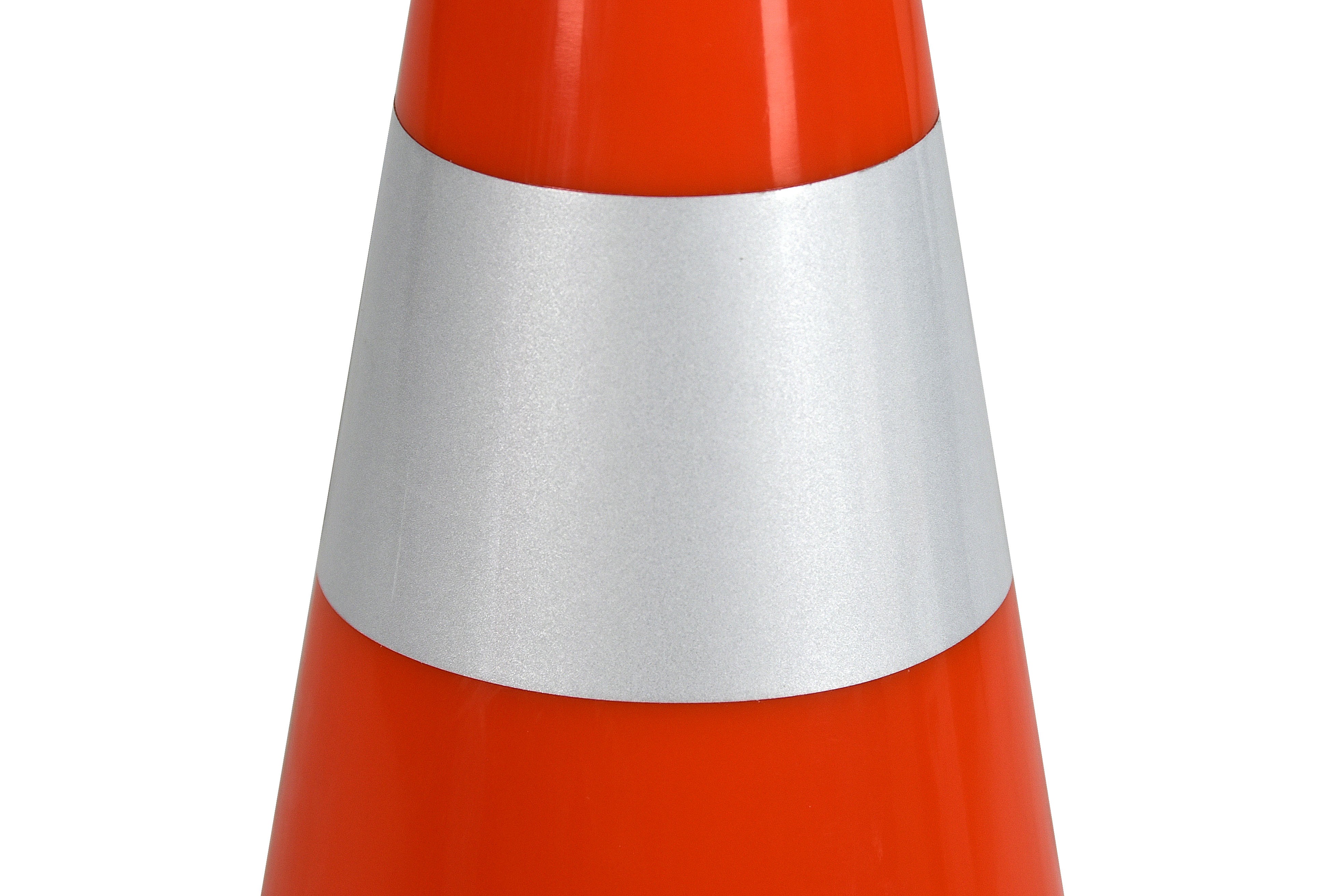 Marking cone with reflective band