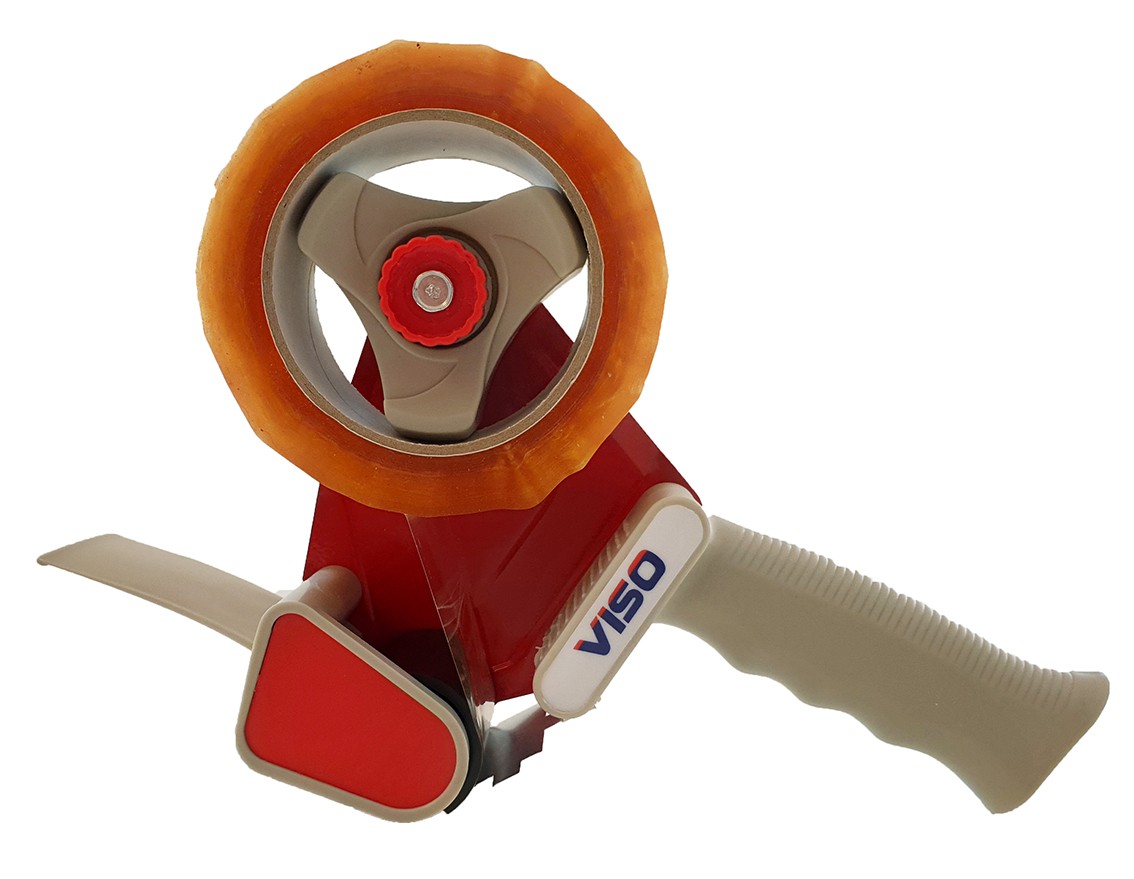 Tape dispenser for adhesive roll