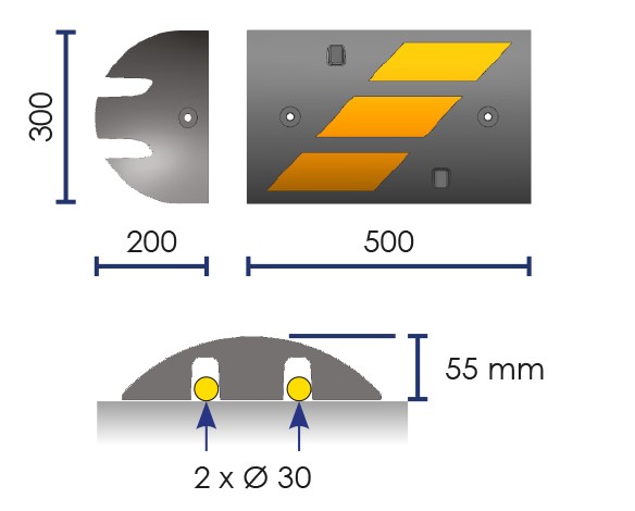 Ralentisseur modulaire série EASYFAST