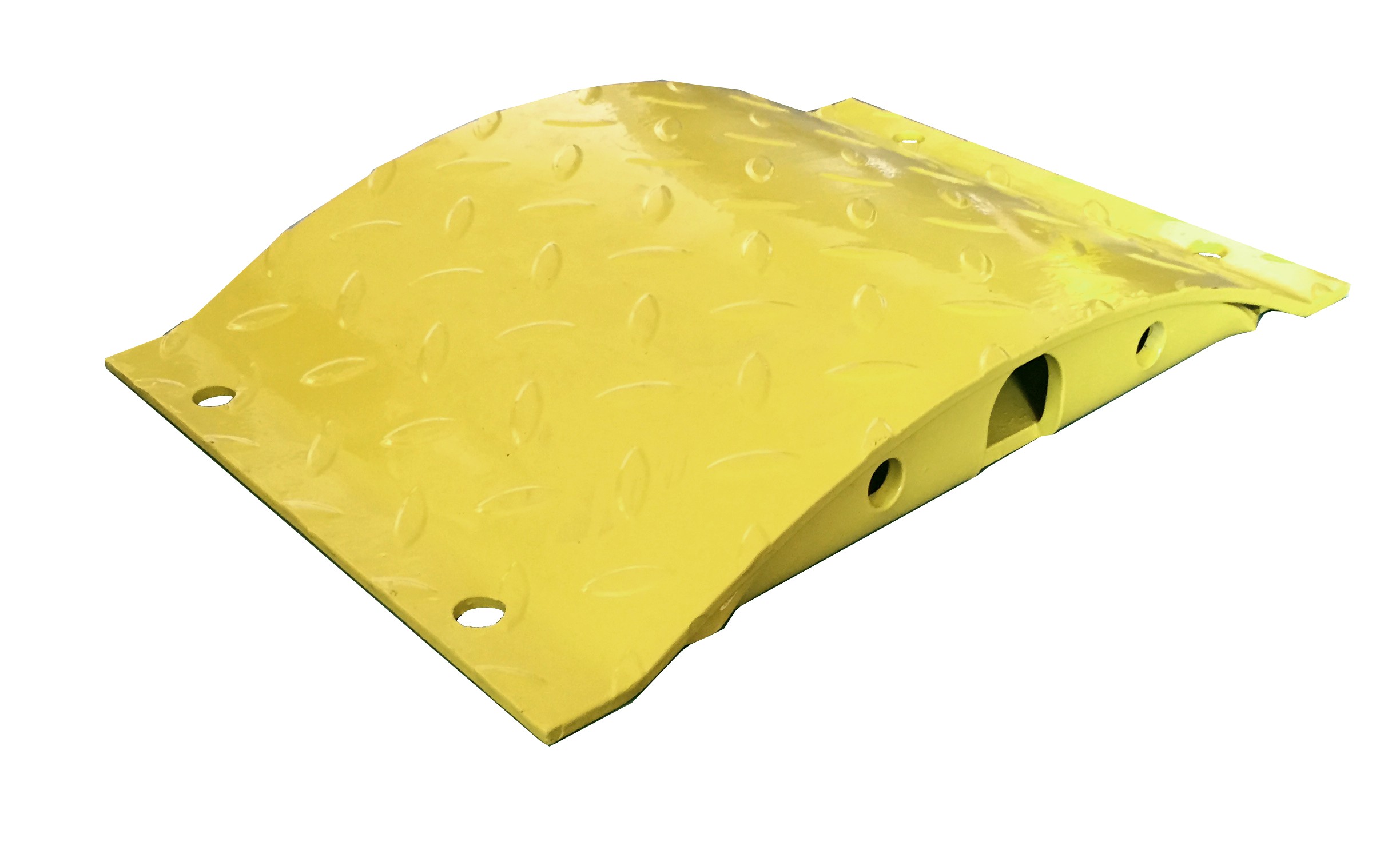 Steel speed bump