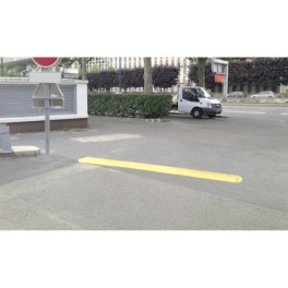 Steel speed bump