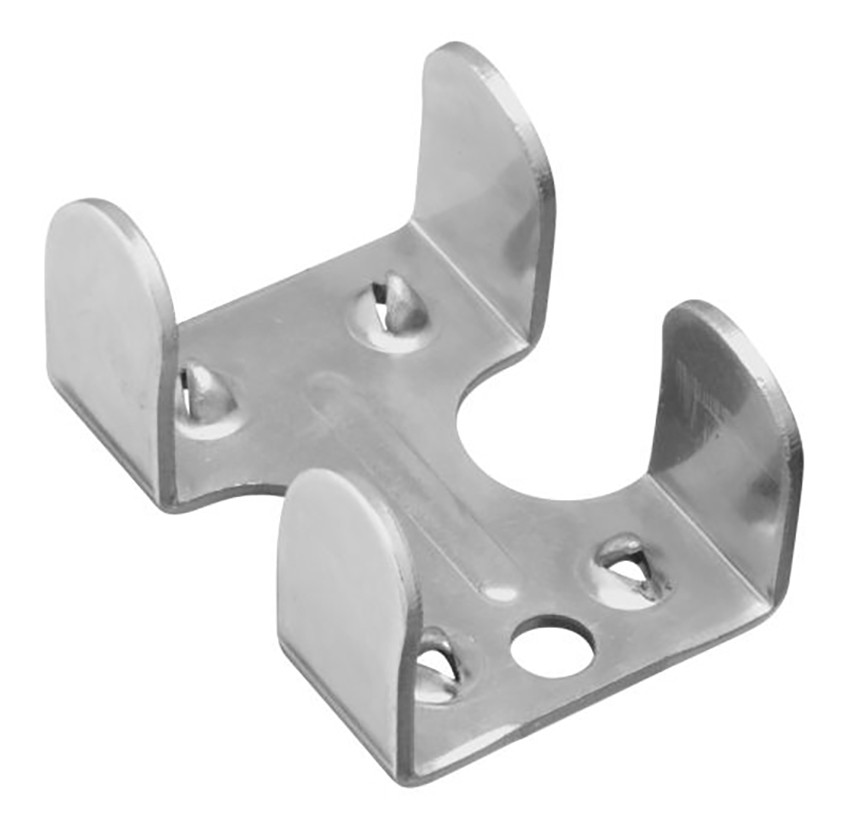 Zinc-plated steel rope clamp