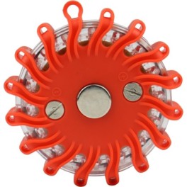 9-position LED flashing construction lamp