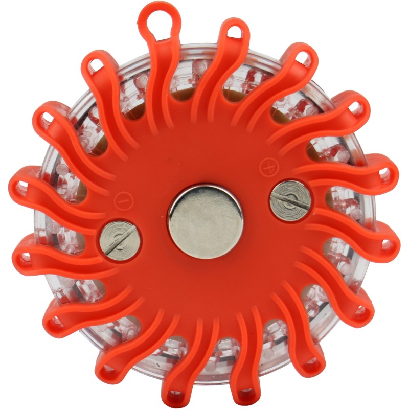 9-position LED flashing construction lamp