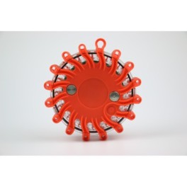 9-position LED flashing construction lamp