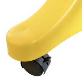 Barrière extensible plastique avec roulettes 2 m