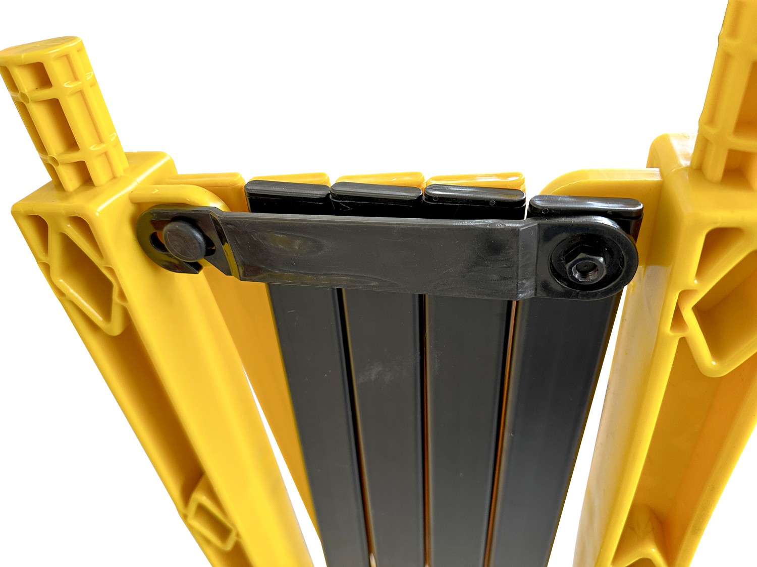 Barrière extensible plastique avec roulettes 2 m