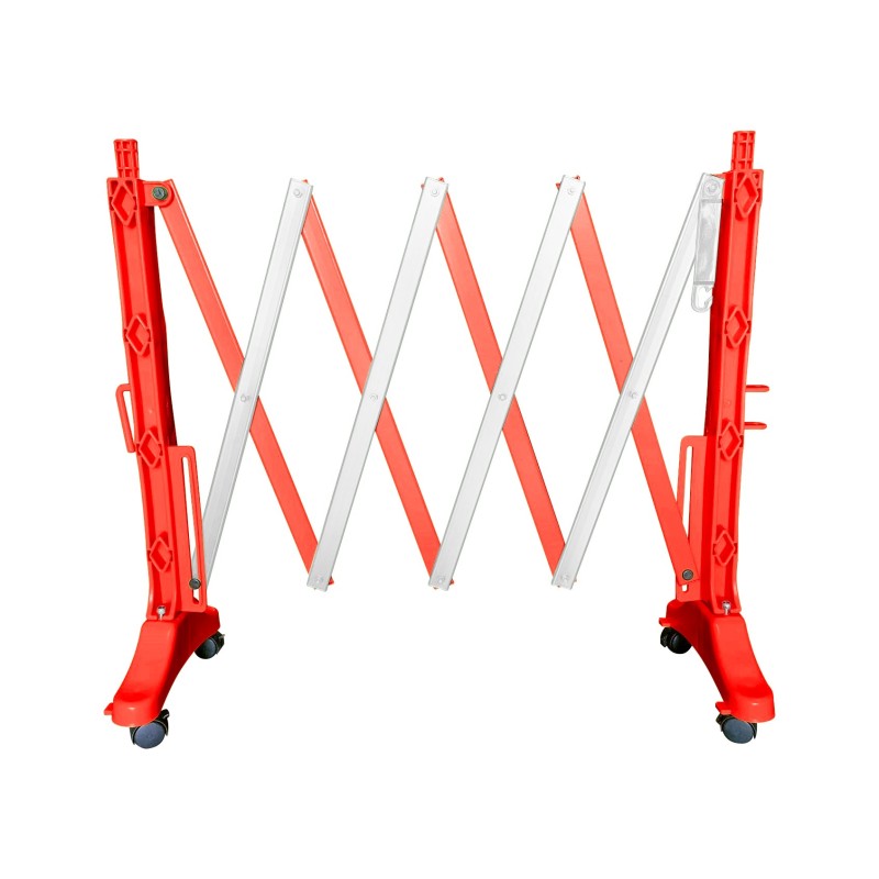 Extendable plastic safety barrier - 2m