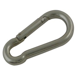 Mousqueton pompier acier