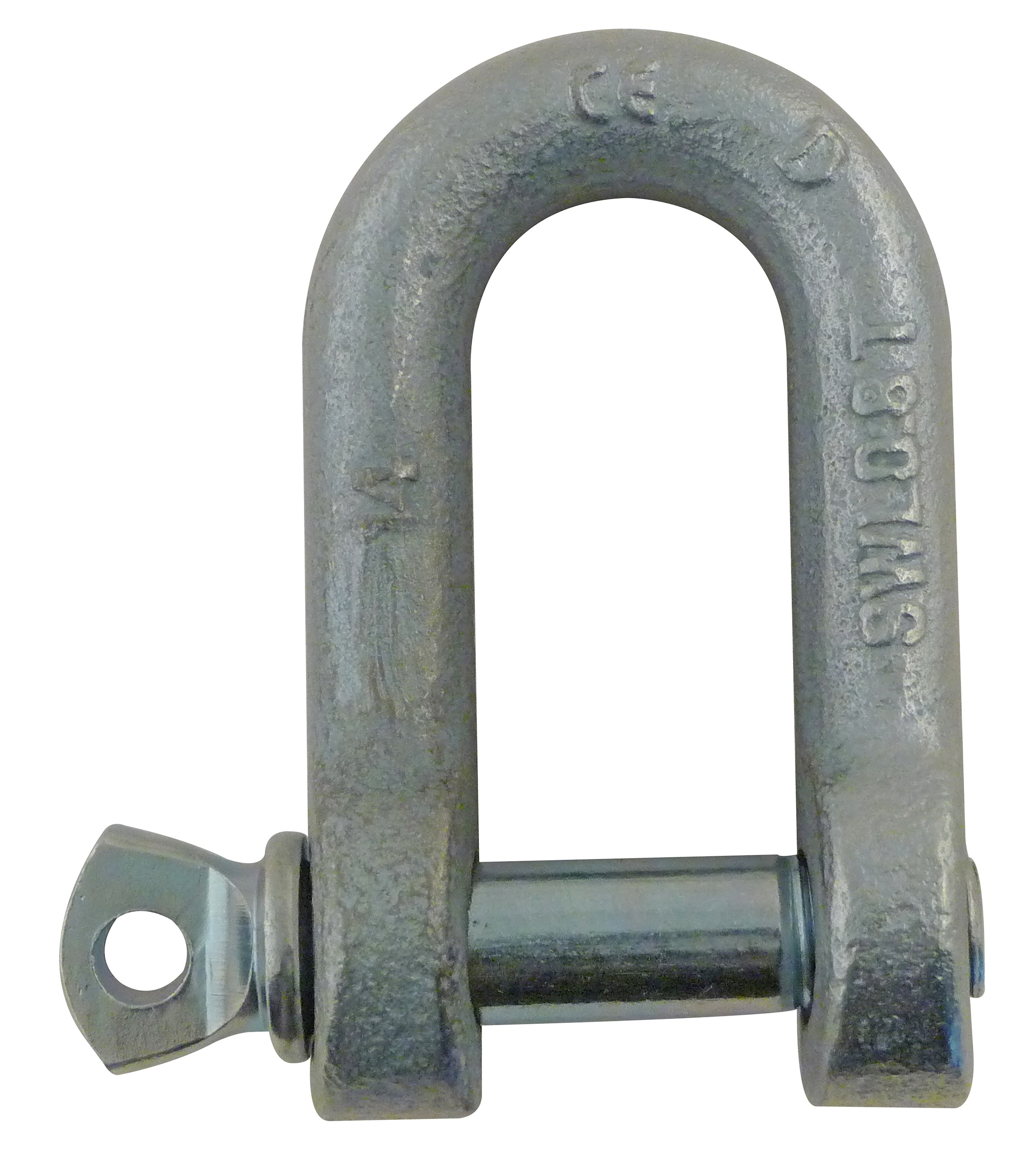Forged zinc-plated shackle