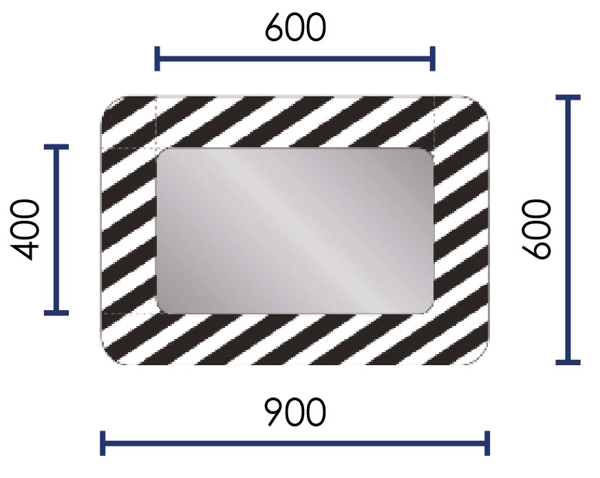 Miroir de voirie homologué