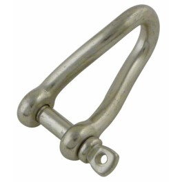 Manille longue acier inoxydable