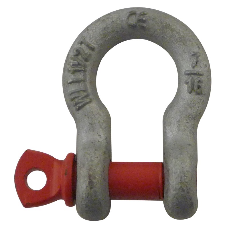 Manille lyre acier galvanisé