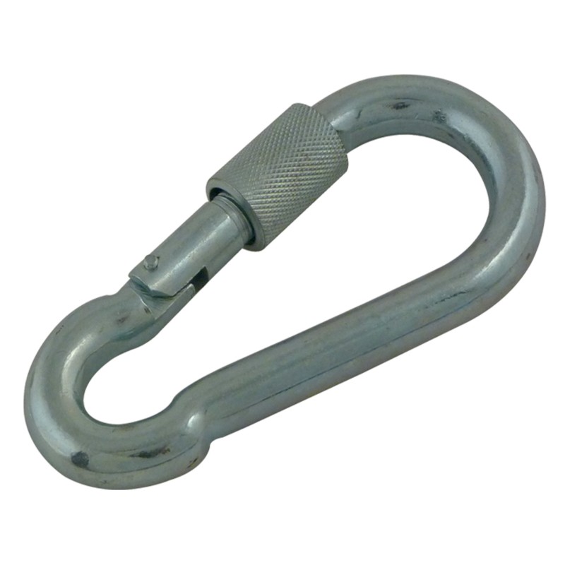 Steel snap hook with screw