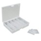 Box with fixed or variable compartments