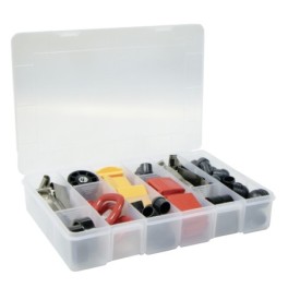 Box with fixed or variable compartments