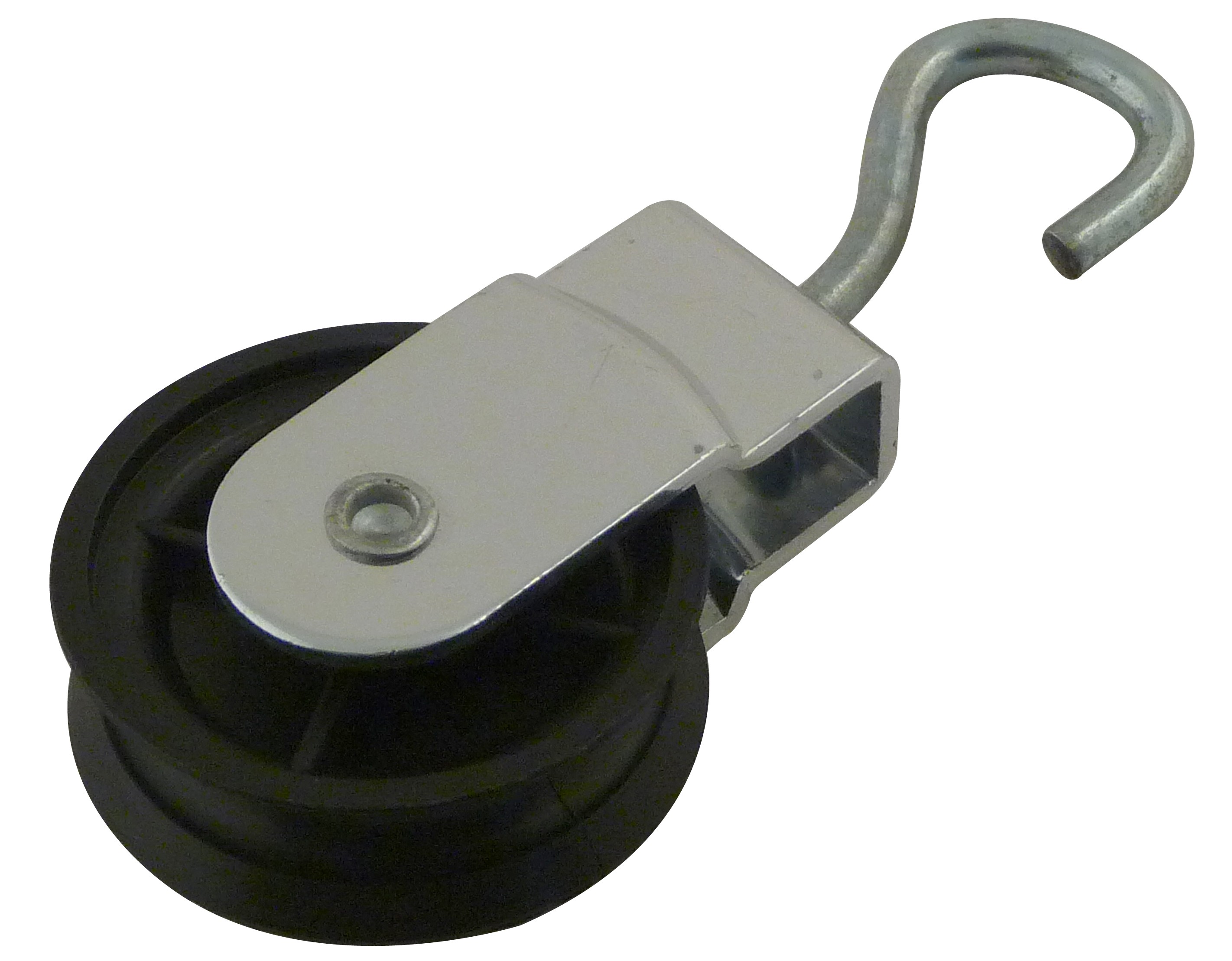 Swivel hook pulley