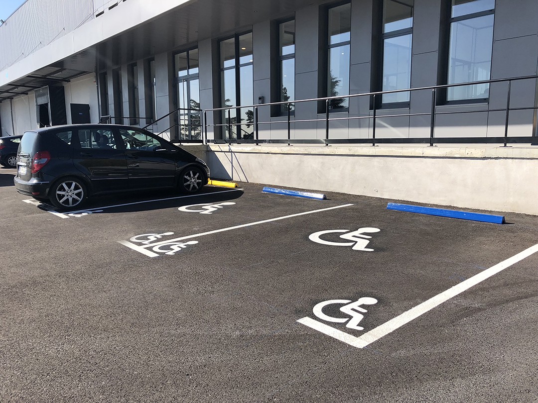 Butée haute visibilité
