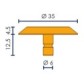 35mm tactile paving stud