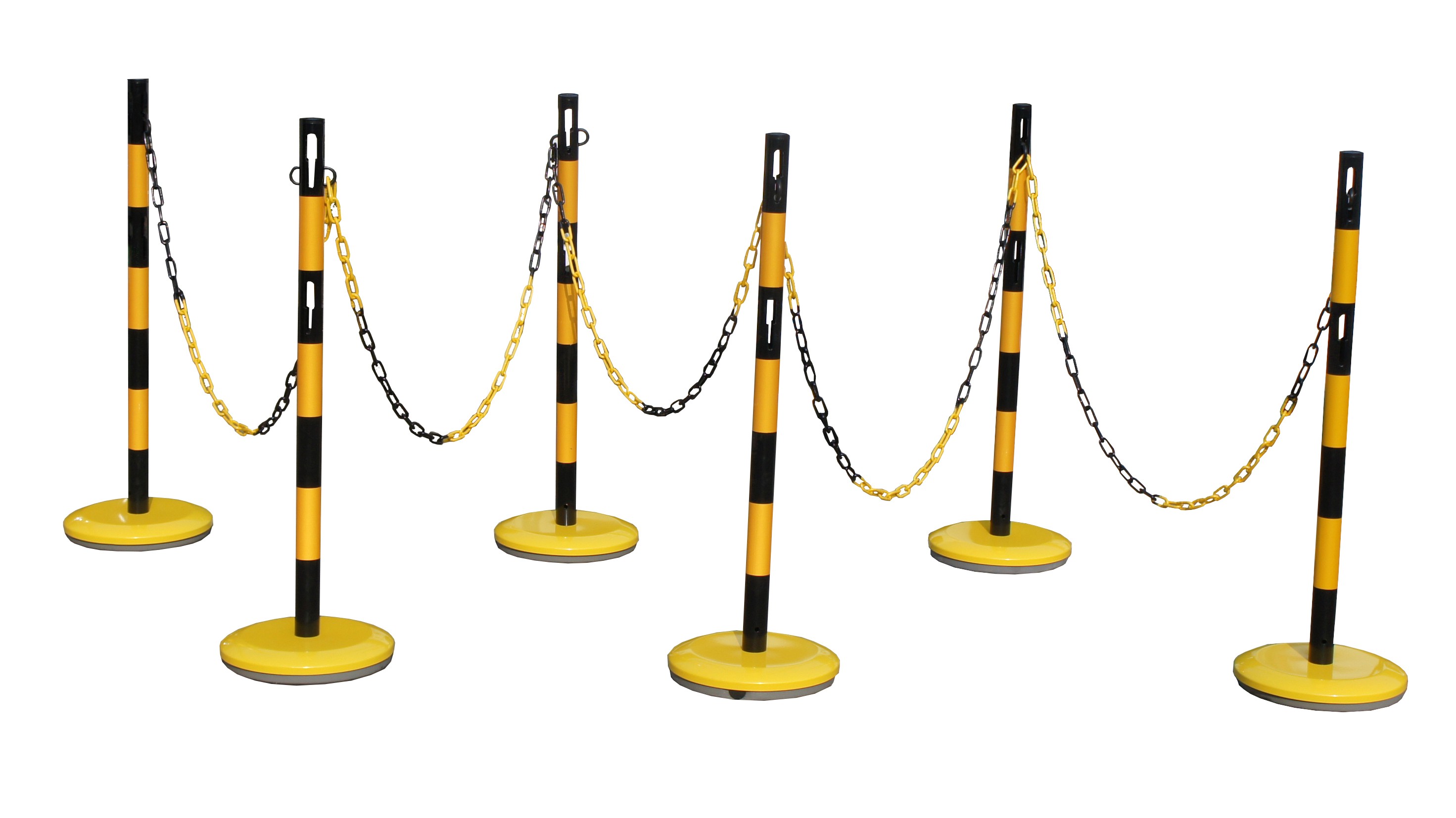Poteau chaine acier kit 15 m