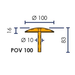 Stainless steel road stud