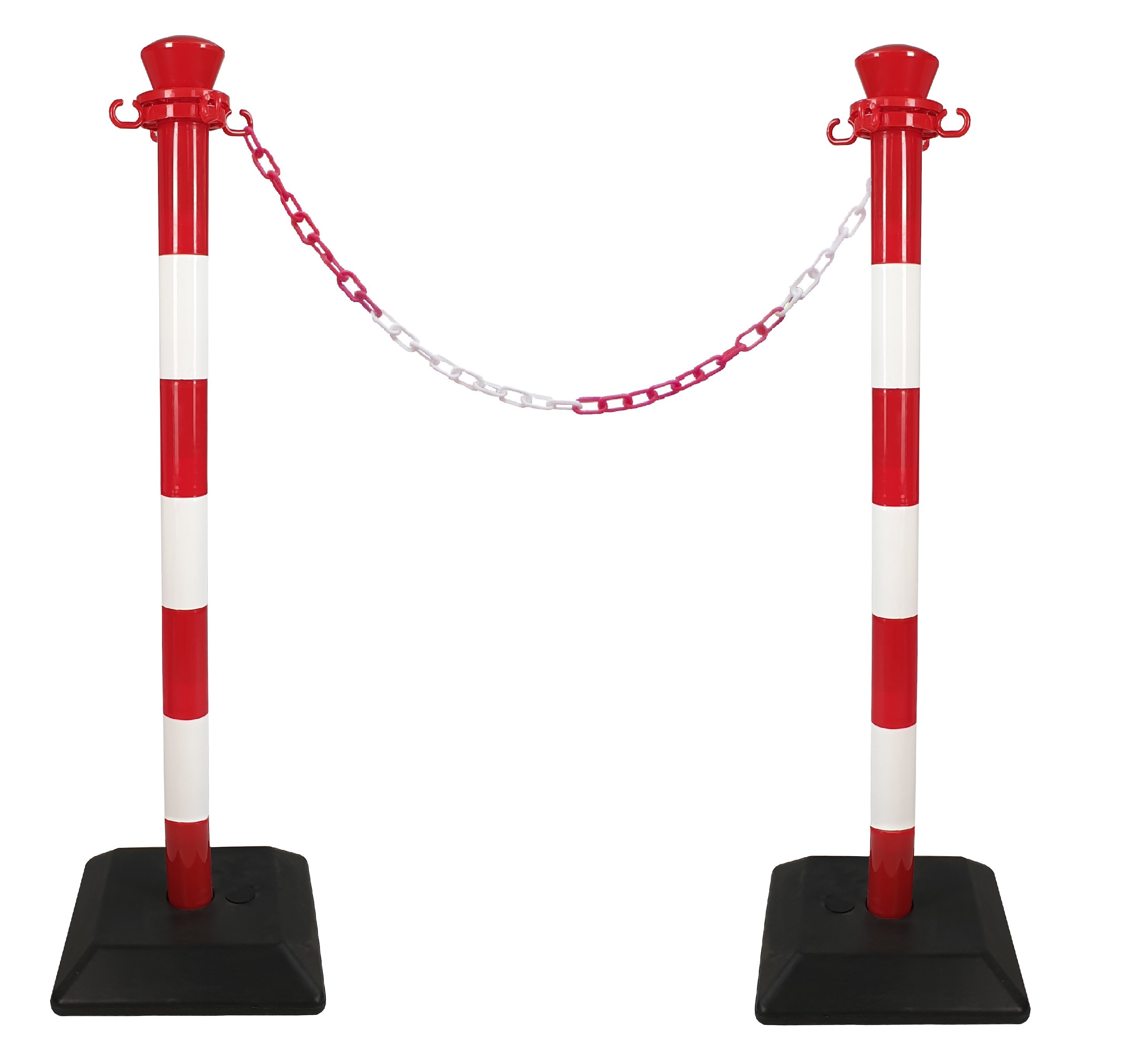 Plastic bollard with chain - Monobloc