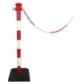Plastic bollard with chain - Monobloc