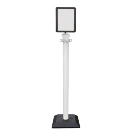 Fixed height plastic information post