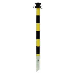 Plastic bollard for ground planting