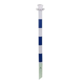Plastic bollard for ground planting